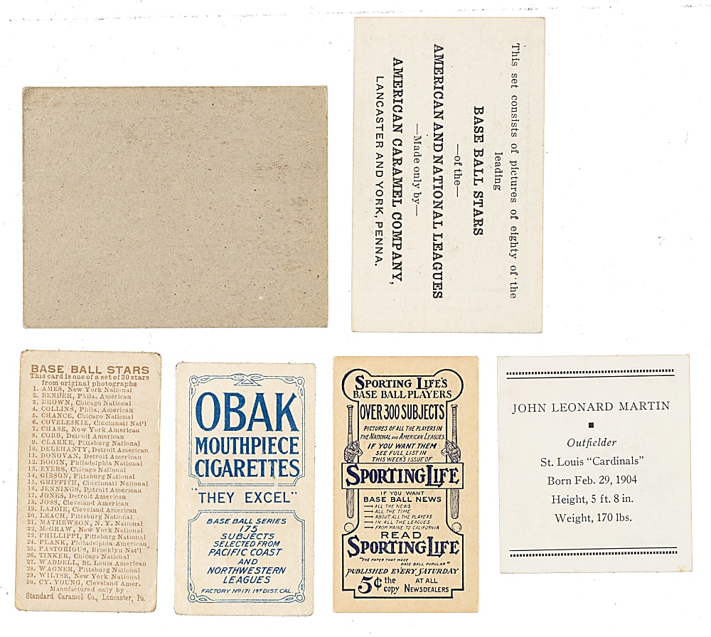 1909 to 1941 American Caramel, Double Play, and Tattoo Orbit Collection (19)