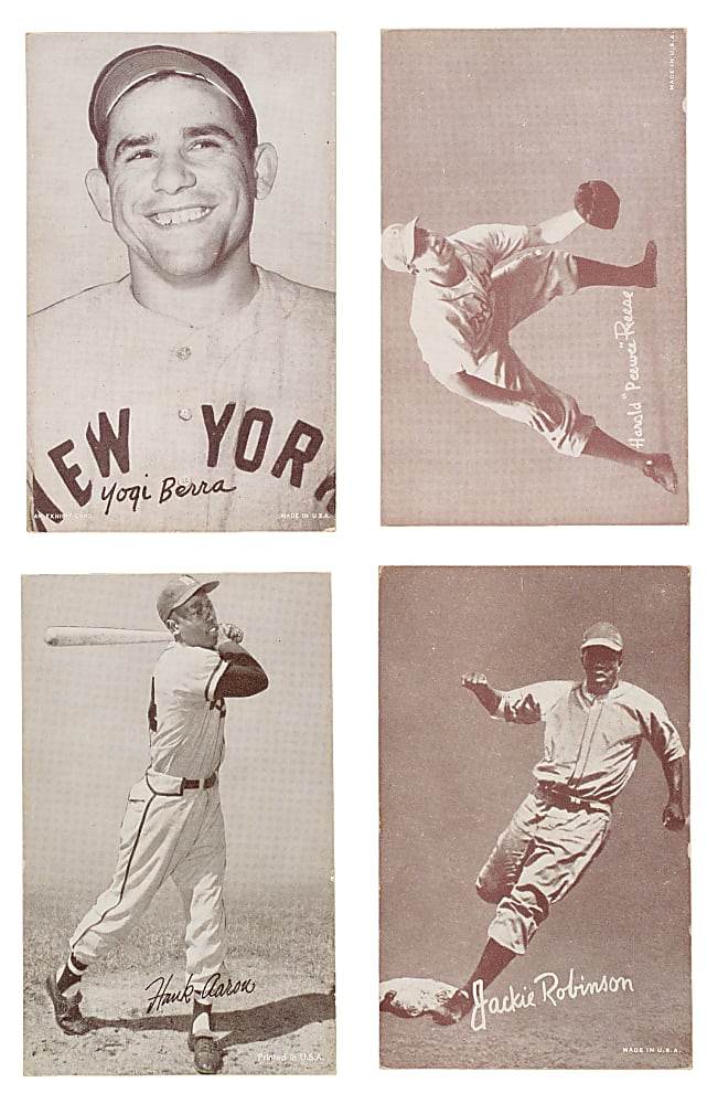 1947-1966, 1962, and 1963 Exhibits Collection (55) Including Roy Campanella, Jackie Robinson, and Hank Aaron
