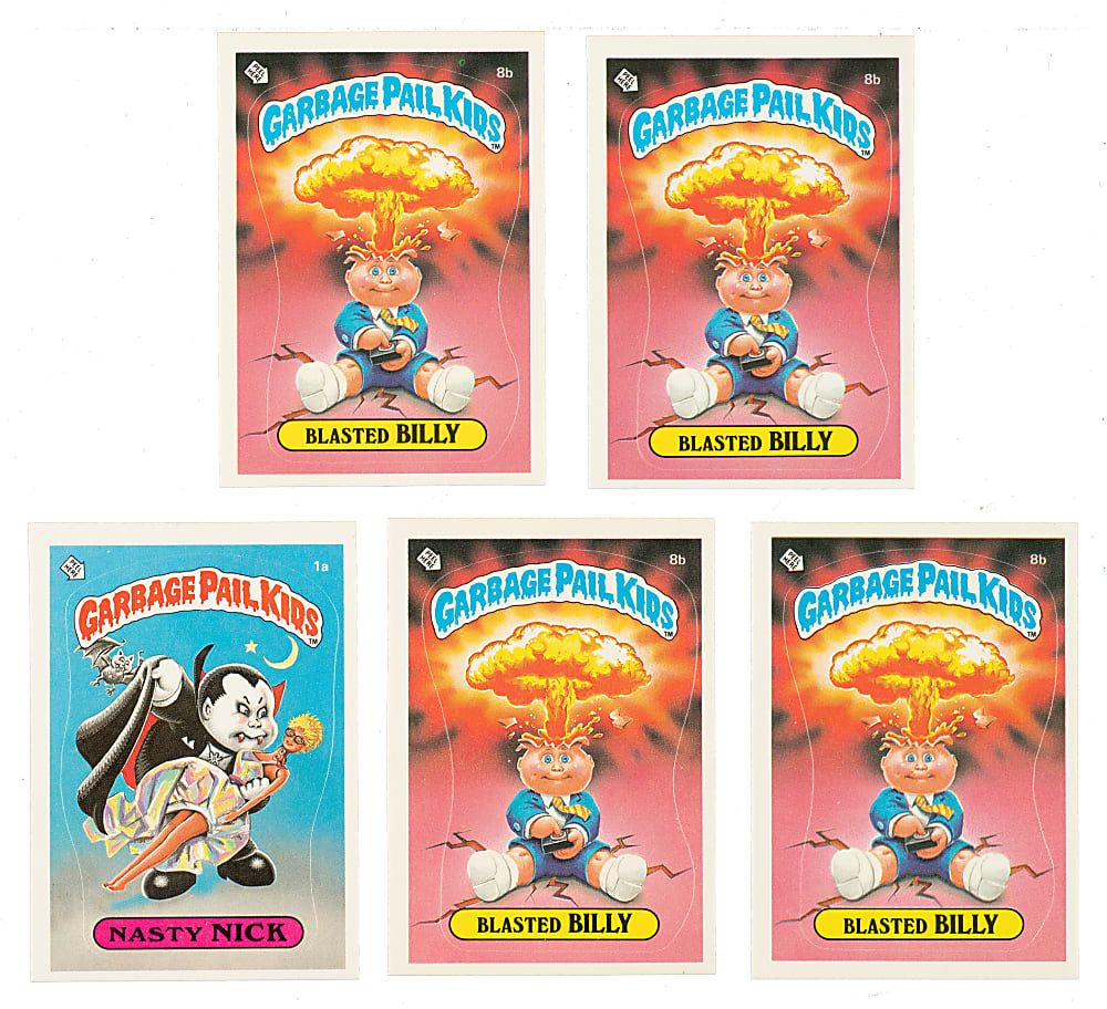 1985 Topps "Garbage Pail Kids" Series 1 Complete and Near-Complete Set Pair (2 Sets, 170 Stickers)