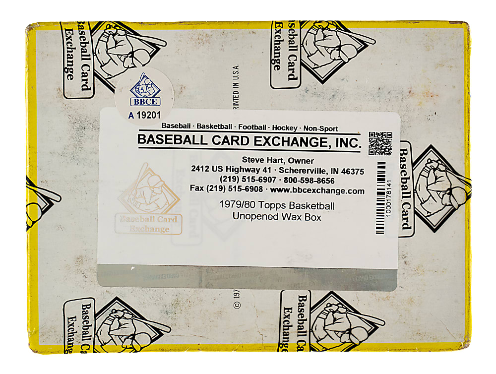 1979-1980 Topps Basketball Unopened Wax Box (36 Packs) - BBCE