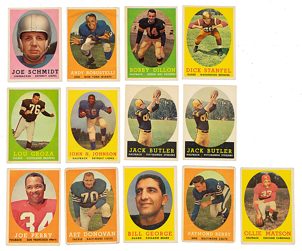 1958 Topps Football Partial Set (71/132)