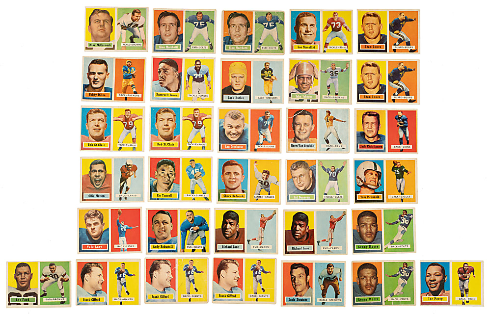 1957 Topps Football Partial Set (116/154)