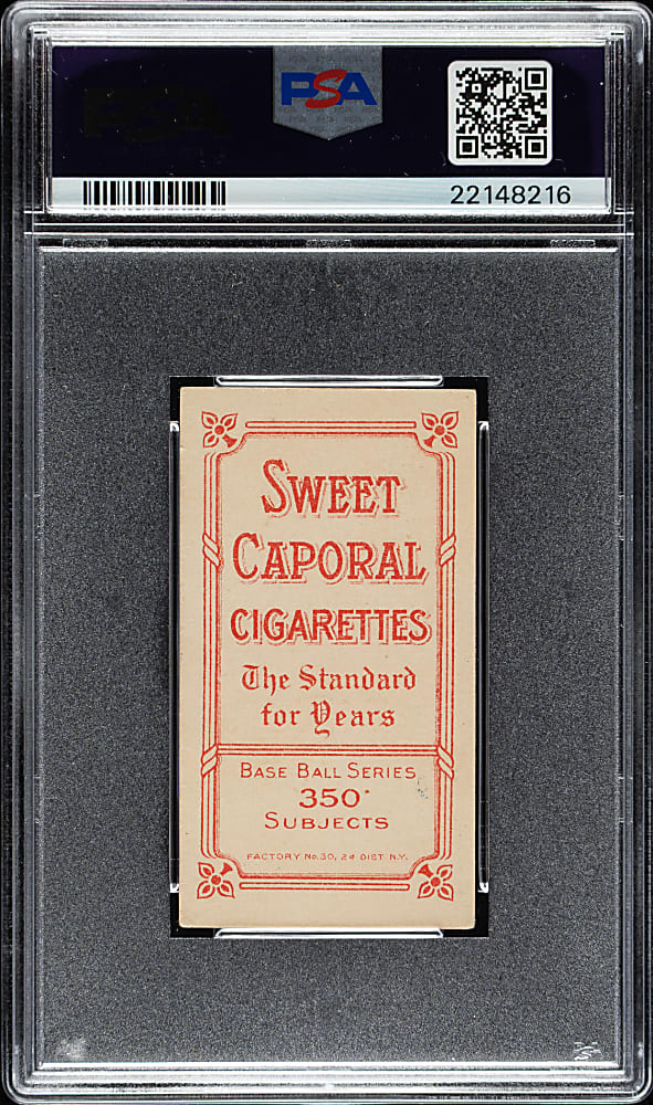 1909-1911 T206 White Border Dummy Taylor PSA EX 5