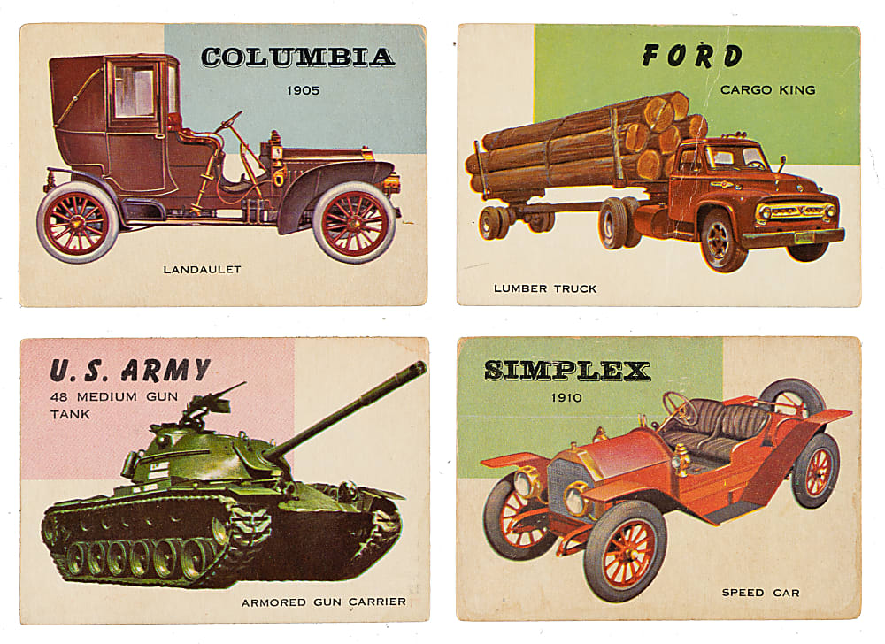 1953-1954 Topps "World On Wheels" Complete Low-Number Set (160)