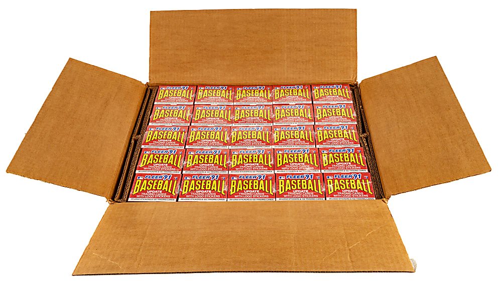 1991 Fleer Update Original Unopened Factory Set Case (50 Sets)