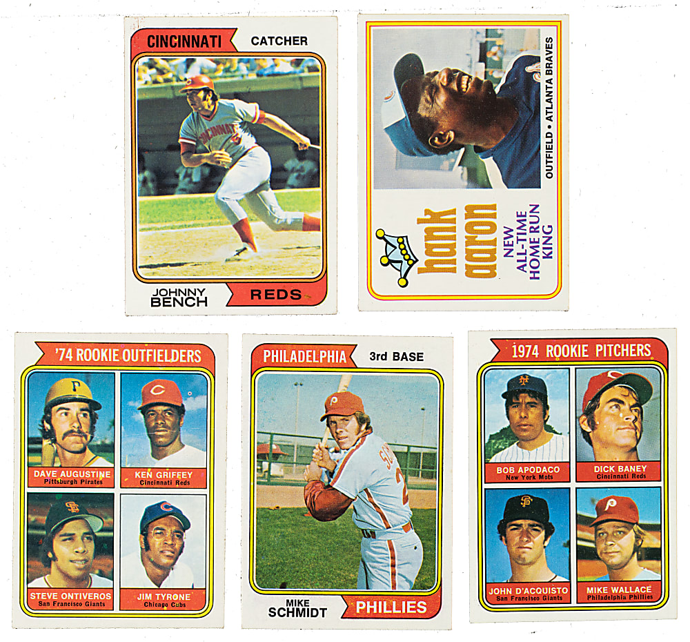 1974 Topps Complete Set (660) Plus Near-Complete Traded Set (39/44)