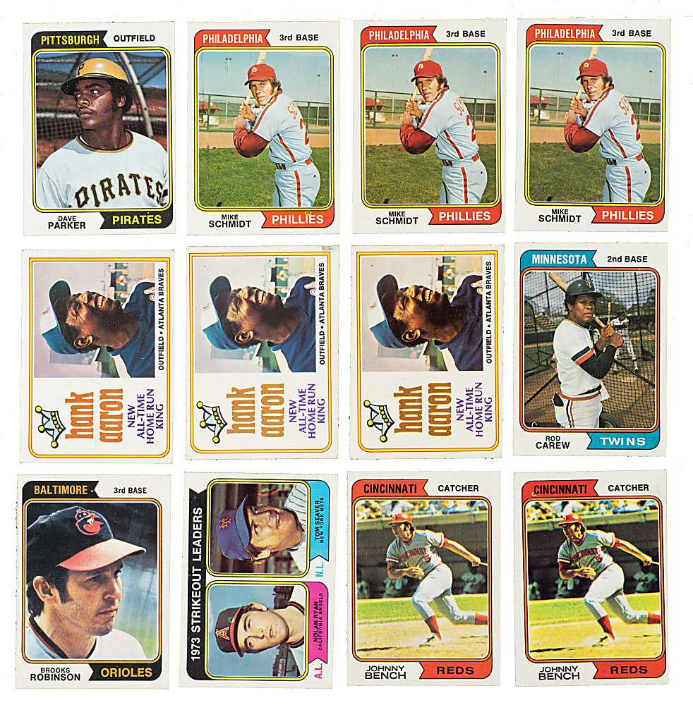 1974 Topps Collection (531) Including Dave Winfield and Two Dave Parker Rookies