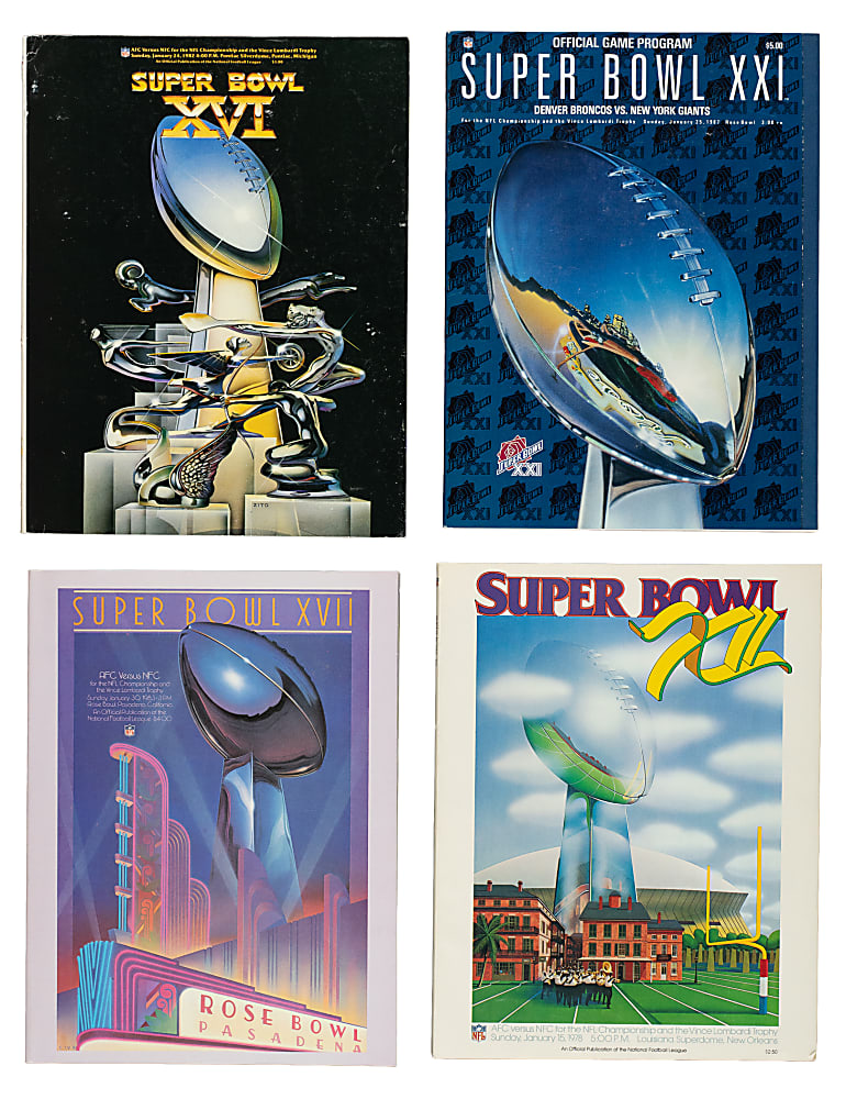 1978 to 1993 Super Bowl Program Collection (18)