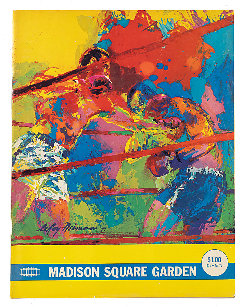 1972 Muhammad Ali vs. Floyd Patterson Fight Program - Madison Square Garden