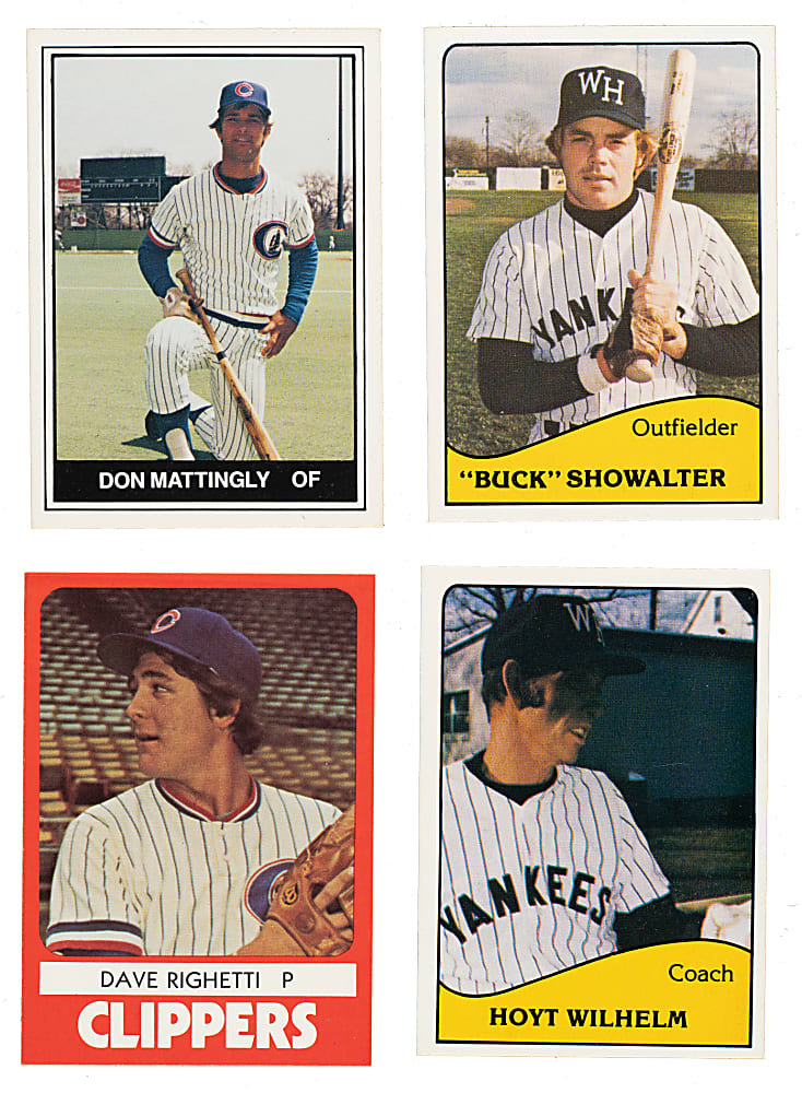 1979-1989 TCMA and ProCards New York Yankees' Minor League Team Set Collection (15 Sets, 409 Cards) Including 1982 TCMA Don Mattingly