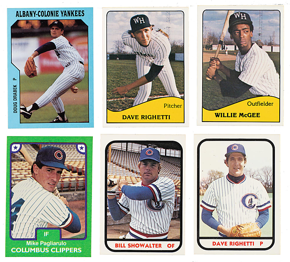 1979-1989 TCMA and ProCards New York Yankees' Minor League Team Set Collection (15 Sets, 409 Cards) Including 1982 TCMA Don Mattingly