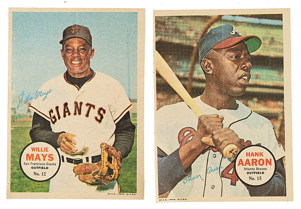 1967 and 1970 Topps Posters Complete Set Pair (2 Sets, 56 Posters) Plus Nine Duplicates