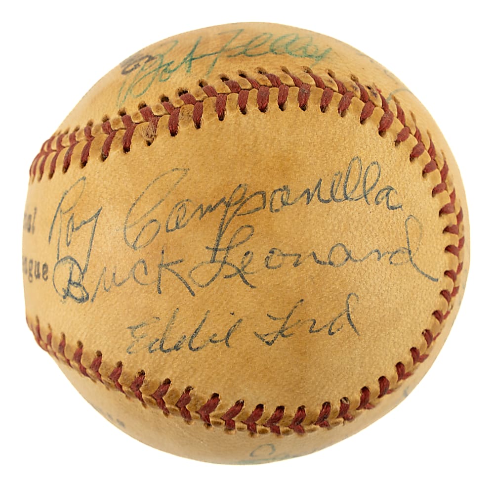 Hall of Fame and Stars Multi-Signed Baseball with Lloyd Waner, Lefty Grove, and Monte Irvin - JSA