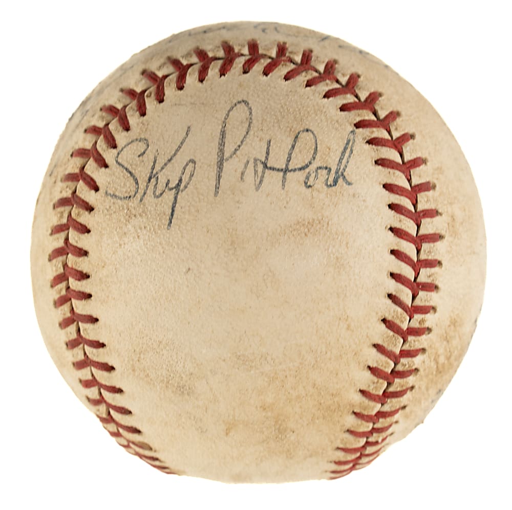 Hall of Fame and Stars Multi-Signed Baseball with Bert Blyleven and Lefty Grove