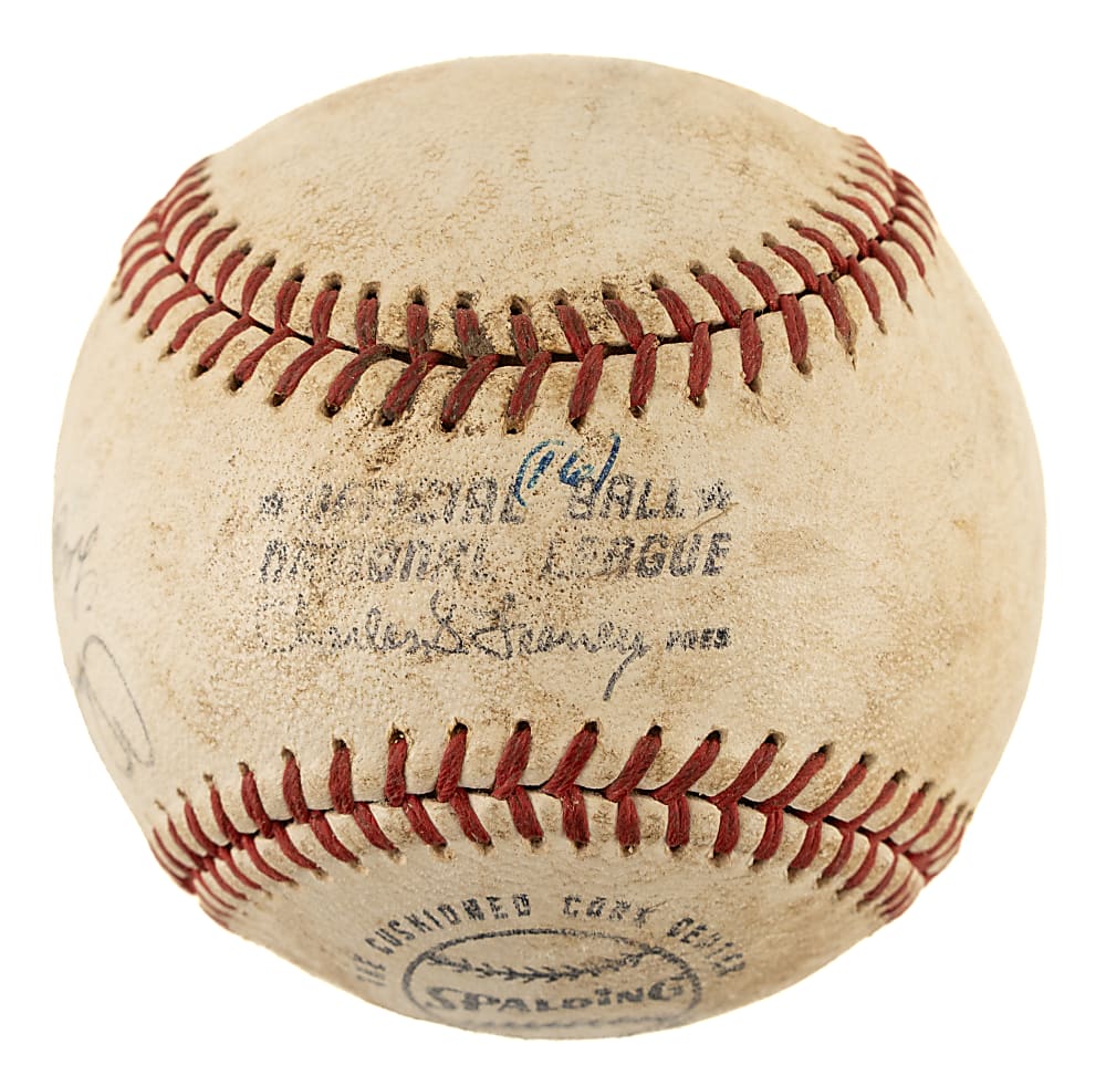 Hall of Fame and Stars Multi-Signed Baseball with Bert Blyleven and Lefty Grove