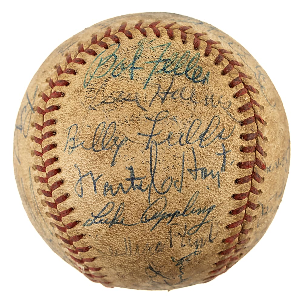 Hall of Fame and Stars Multi-Signed Baseball with Casey Stengel, Stan Musial, and Hank Greenberg - JSA