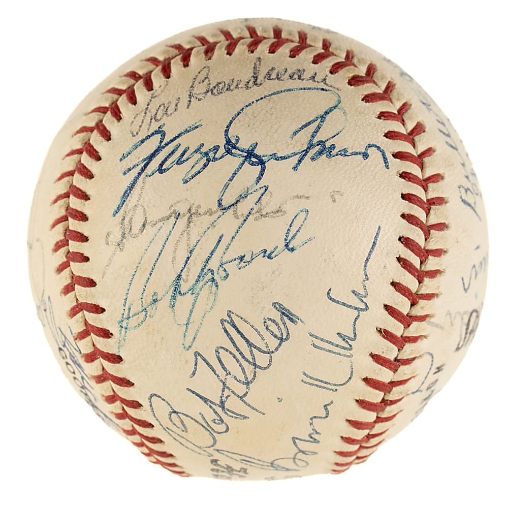 Hall of Fame and Stars Multi-Signed Baseball with Roberto Clemente, Jackie Robinson, and Hank Greenberg - JSA