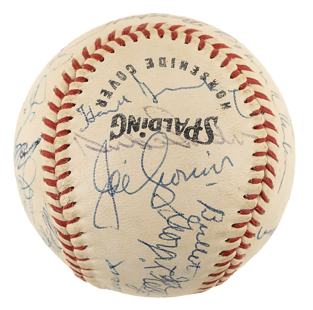 Hall of Fame and Stars Multi-Signed Baseball with Roberto Clemente, Jackie Robinson, and Hank Greenberg - JSA