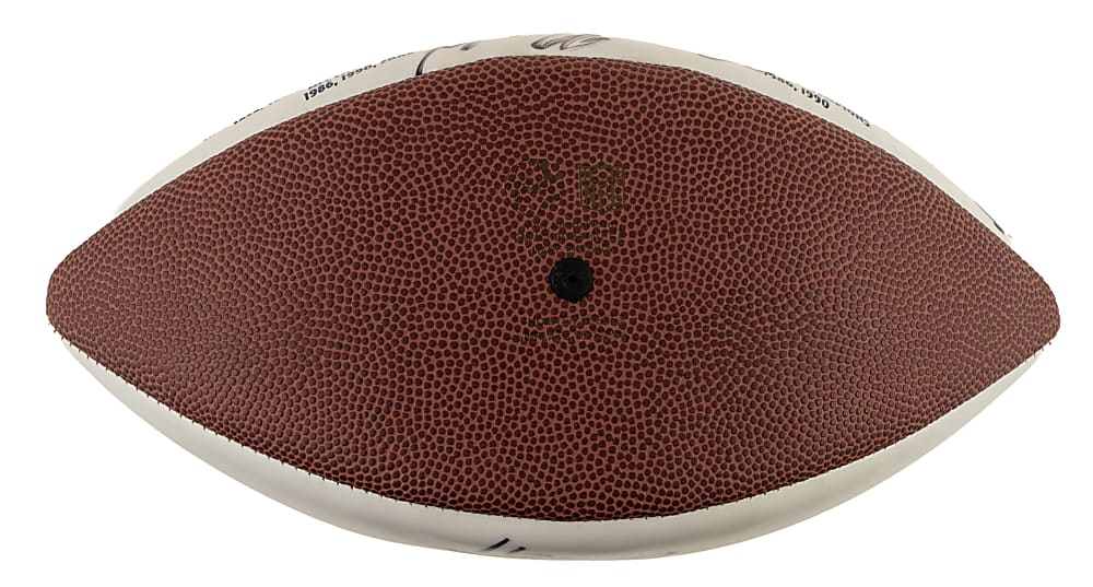 New York Giants Multi-Signed Football with Eli Manning