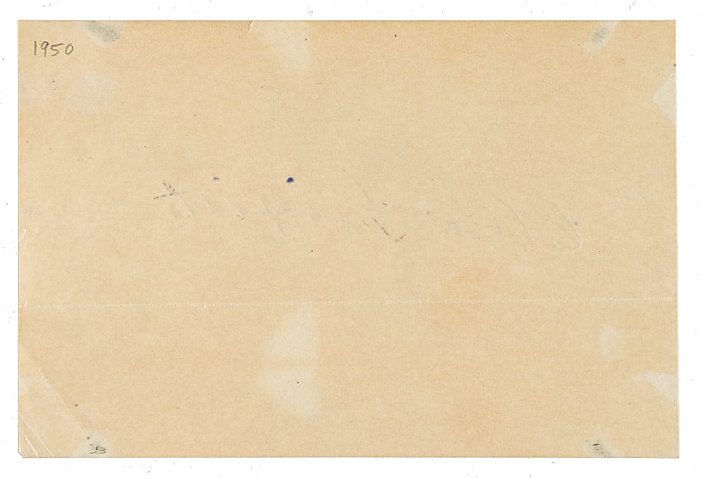 Clark Griffith Signed Index Card - JSA