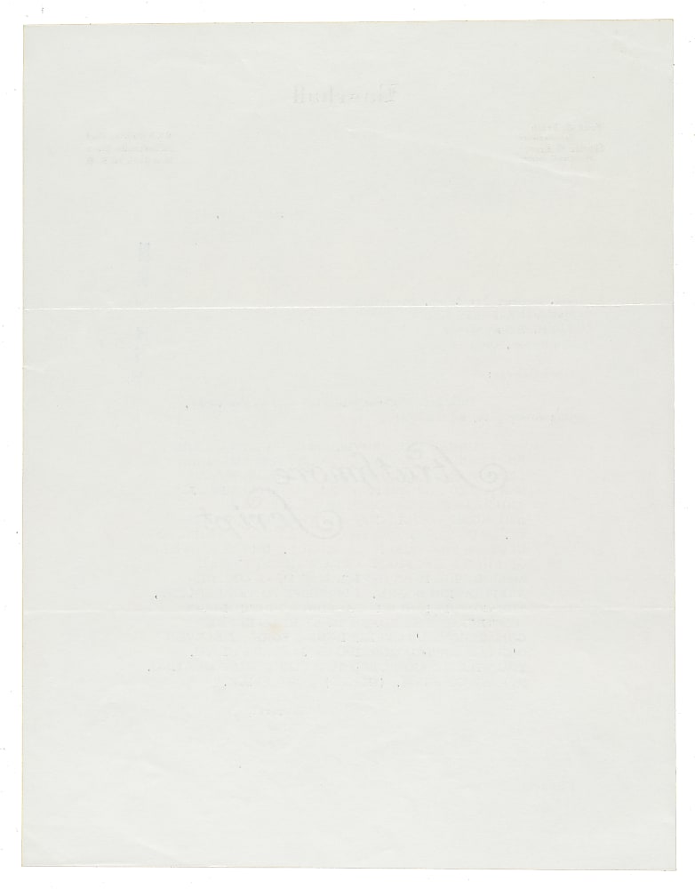 1960 Ford Frick Signed Letter - JSA