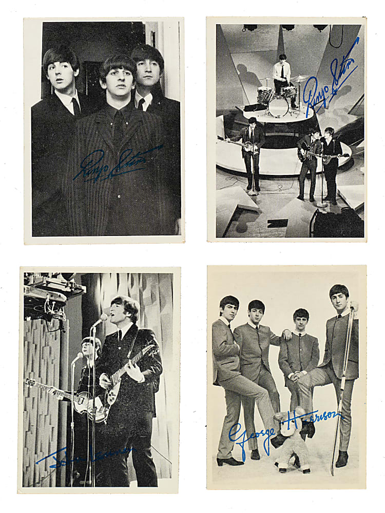 1964 Topps Beatles "Black & White" Complete Set (165)