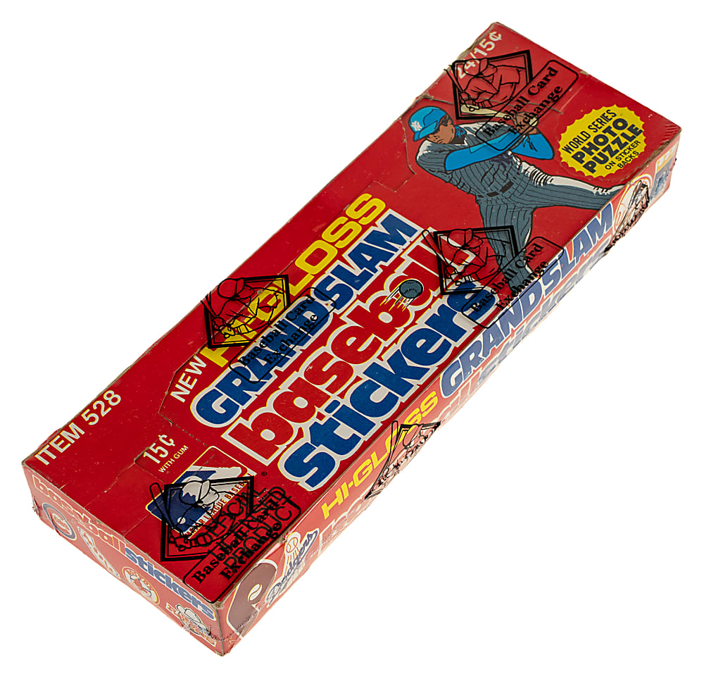 1978 Fleer Stickers Unopened Wax Box - BBCE
