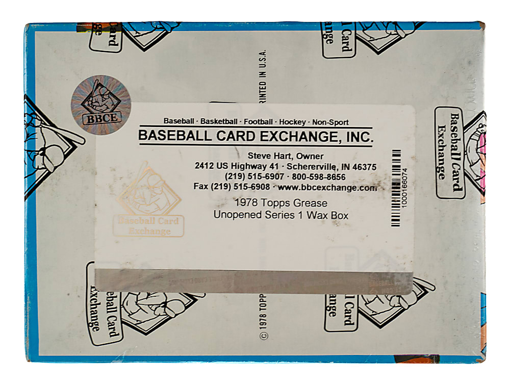 1978 Topps "Grease" First Series Unopened Wax Box (36 packs) - BBCE