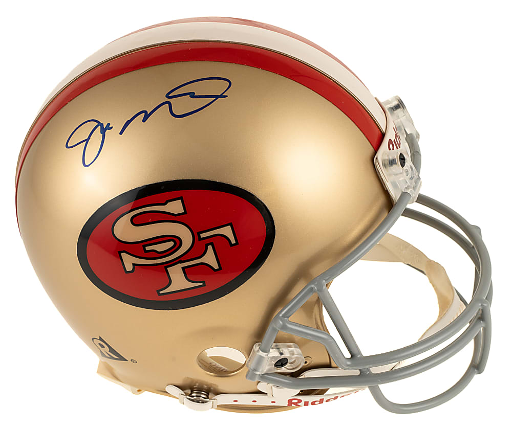 Joe Montana Signed San Francisco 49ers Helmet - JSA