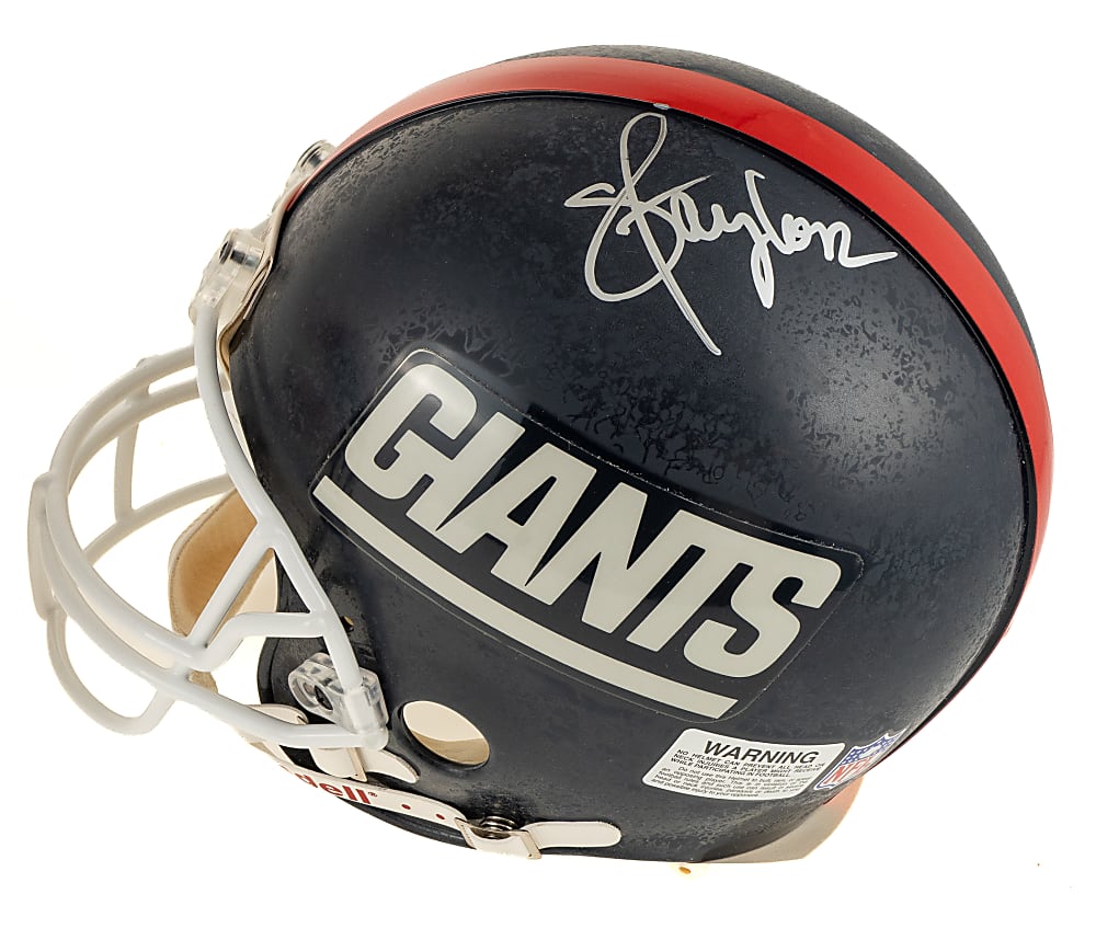 Lawrence Taylor Signed New York Giants Helmet - JSA