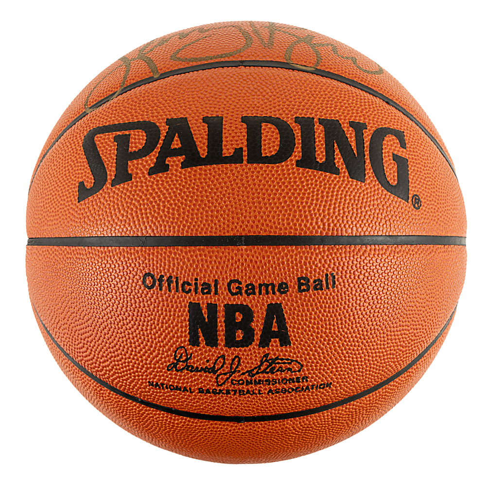 Larry Bird Signed Basketball - Upper Deck and JSA