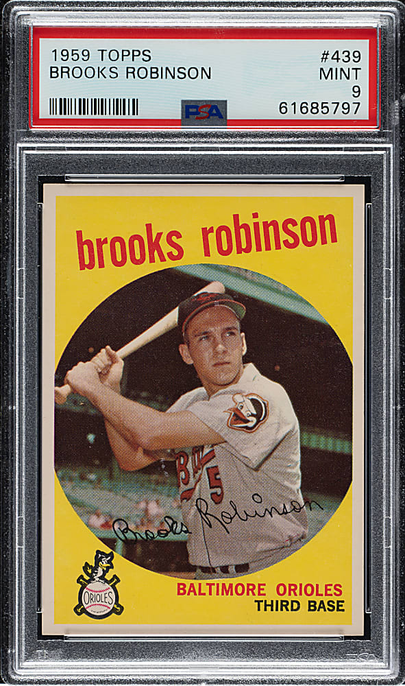 1959 Topps #439 Brooks Robinson PSA MINT 9 - Highest Graded!