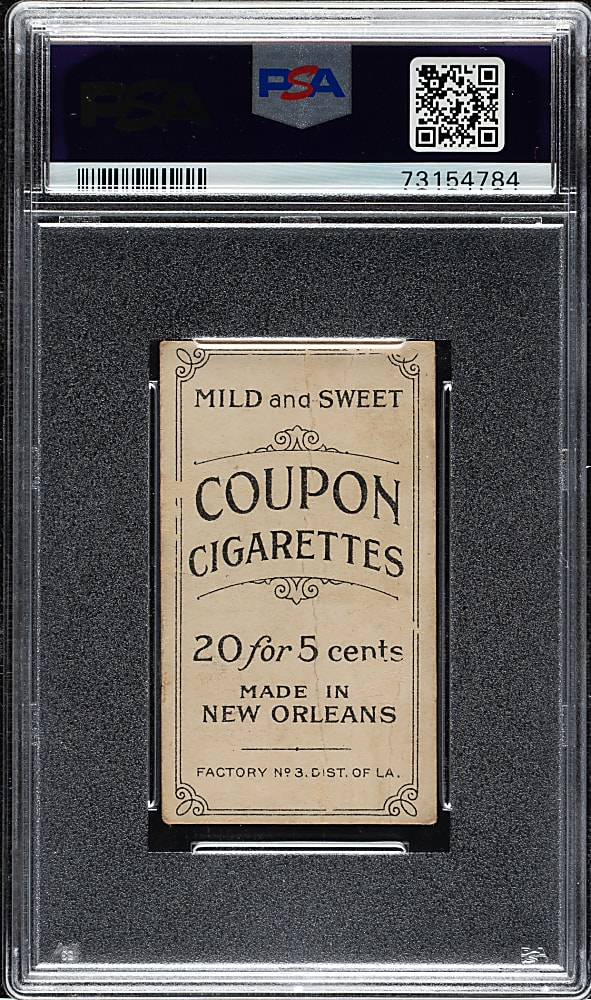 1914 T213 Coupon Cigarettes (Type 2) Ty Cobb Bat Off Shoulder PSA POOR 1