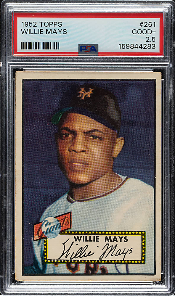 1952 Topps #261 Willie Mays PSA GOOD+ 2.5