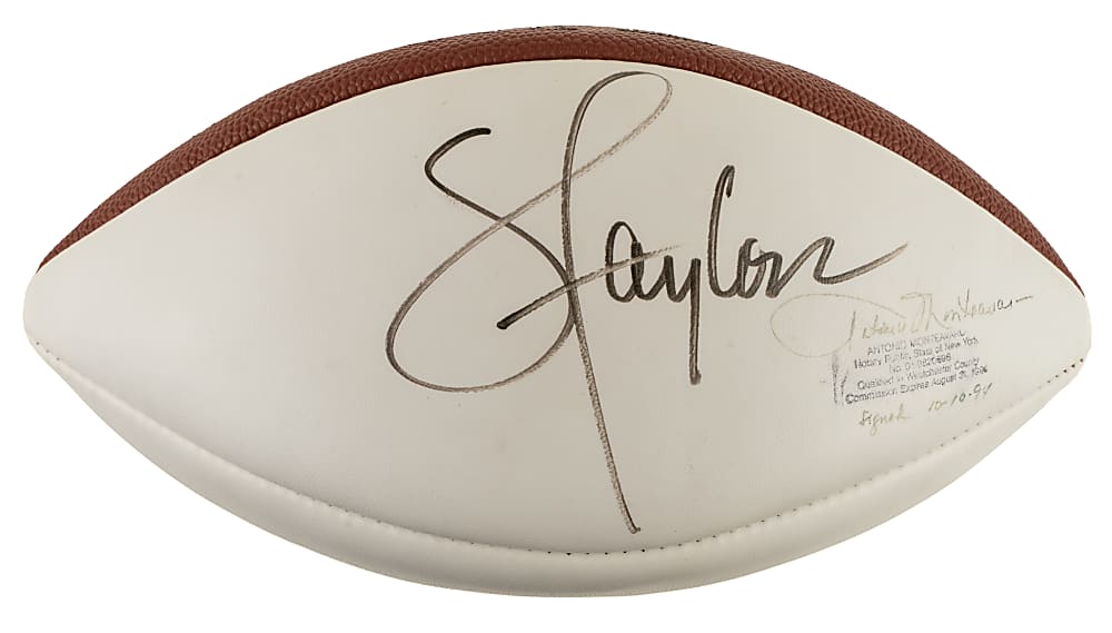 Lawrence Taylor Signed Football - JSA