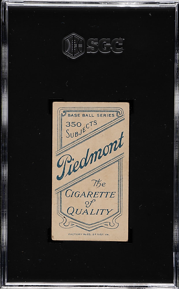 1909-1911 T206 White Border Fred Clarke Portrait SGC GOOD+ 2.5