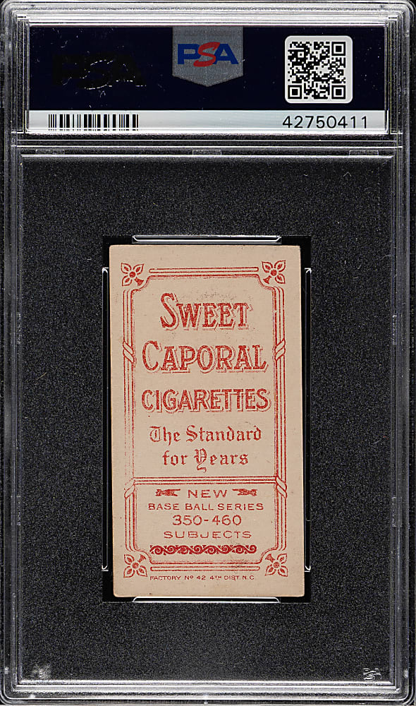 1909-1911 T206 White Border Hooks Wiltse Portrait, with Cap PSA VG-EX 4