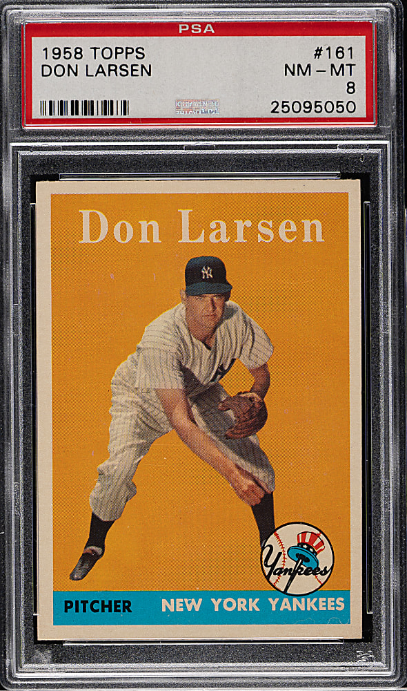 1958 Topps #161 Don Larsen PSA NM-MT 8