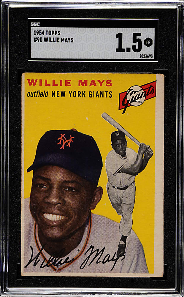 1954 Topps #90 Willie Mays SGC FAIR 1.5