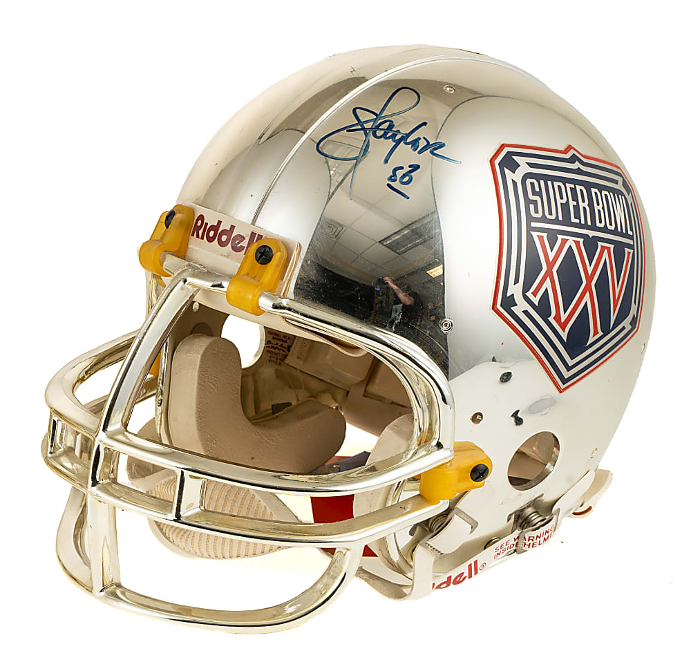 Lawrence Taylor Single-Signed Super Bowl XXV  Helmet - JSA