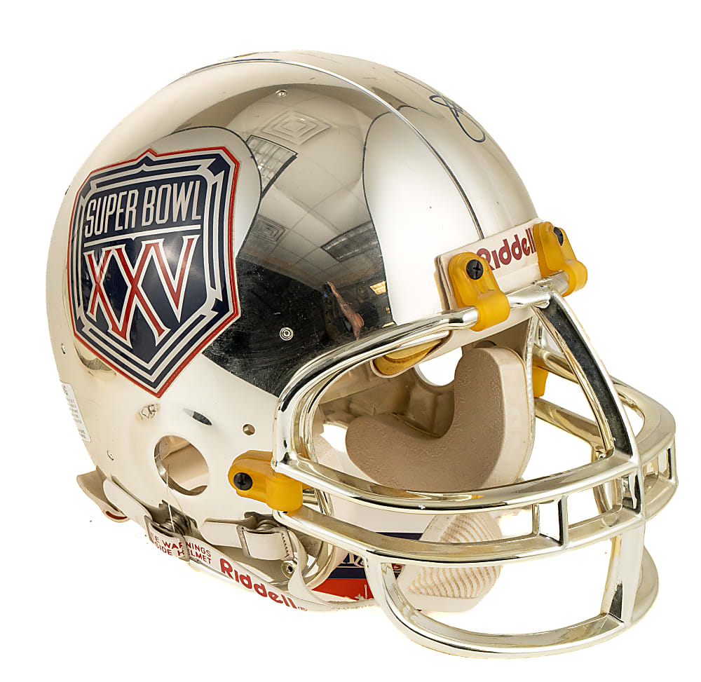 Lawrence Taylor Single-Signed Super Bowl XXV  Helmet - JSA