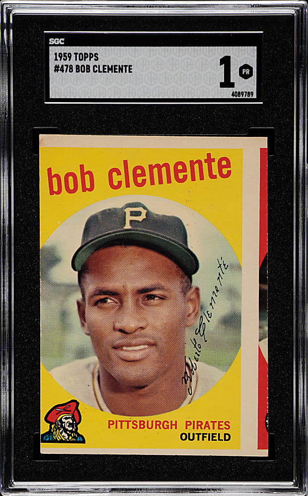 1959 Topps #478 Roberto Clemente SGC POOR 1