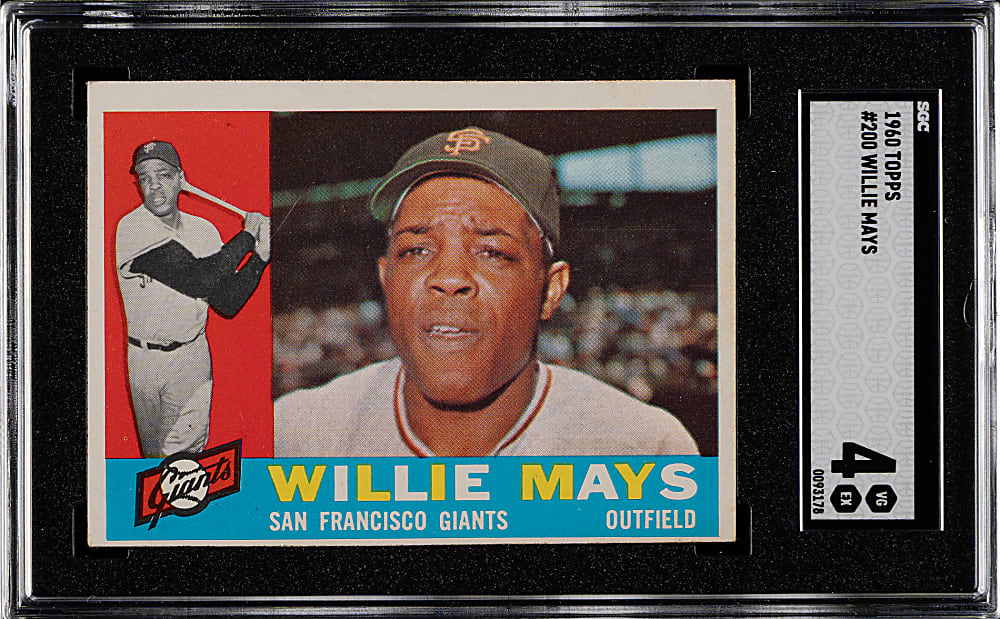 1960 Topps #200 Willie Mays SGC VG/EX 4