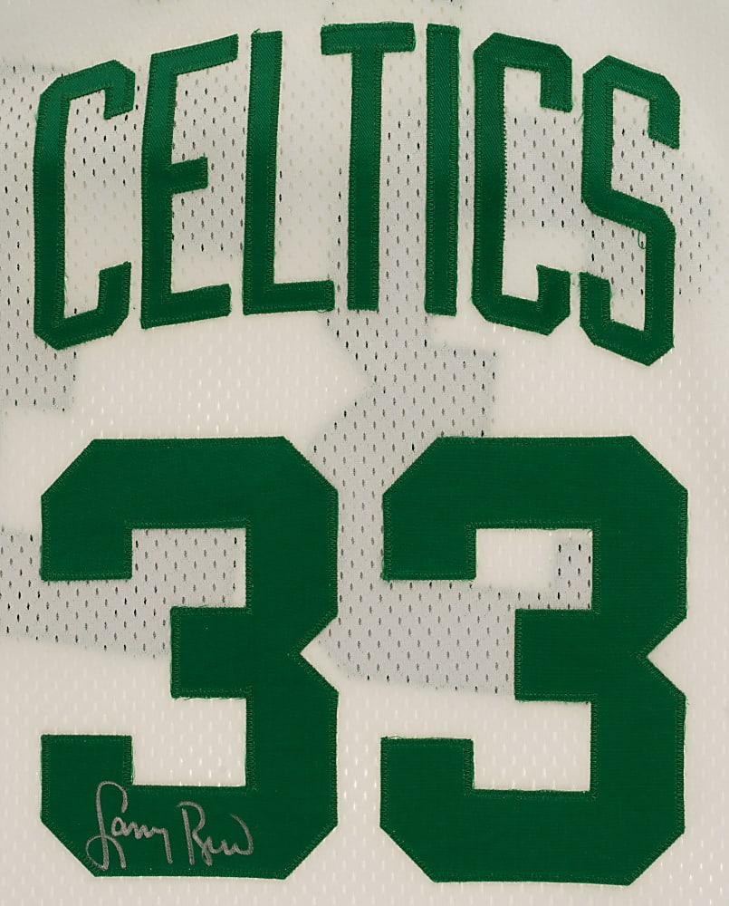 Larry Bird Signed Boston Celtics Jersey - Upper Deck and JSA