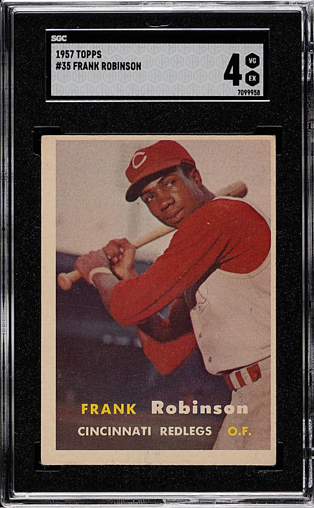 1957 Topps #35 Frank Robinson Rookie SGC VG/EX 4