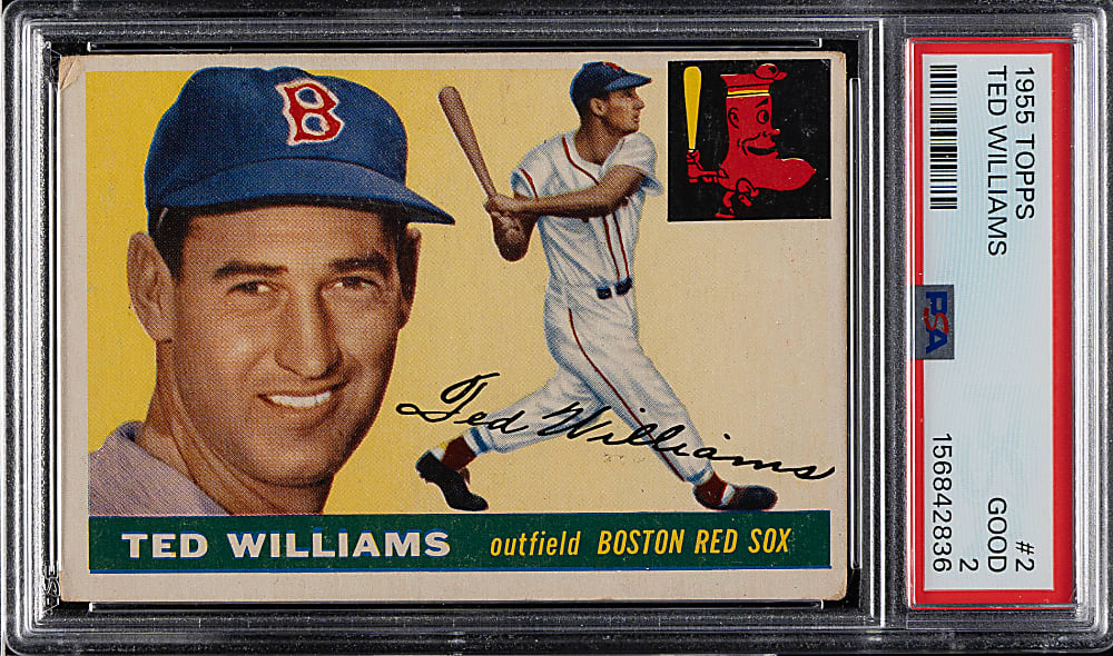 1955 Topps #2 Ted Williams PSA GOOD 2