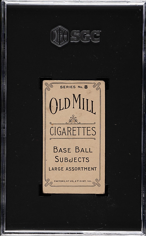 1910 T210 Old Mill Tobacco "Series 8" Doc Wiseman SGC GOOD+ 2.5