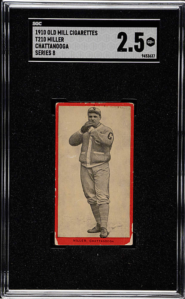 1910 T210 Old Mill Tobacco "Series 8" Miller SGC GOOD+ 2.5