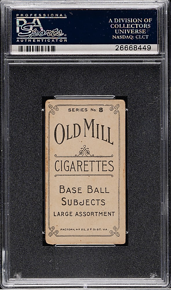 1910 T210 Old Mill Tobacco "Series 8" McCreery PSA GOOD+ 2.5