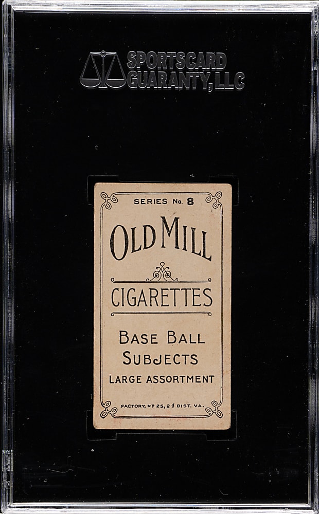 1910 T210 Old Mill Tobacco "Series 8" James Lafitte SGC GOOD 30